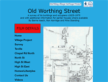 Tablet Screenshot of oldworthingstreet.com